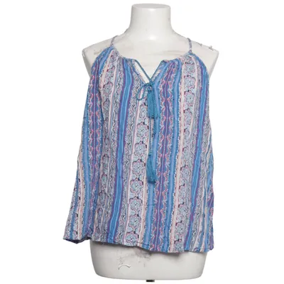 Top (Blauw, Meerkleurig) van Solitaire Katoen, Viscose