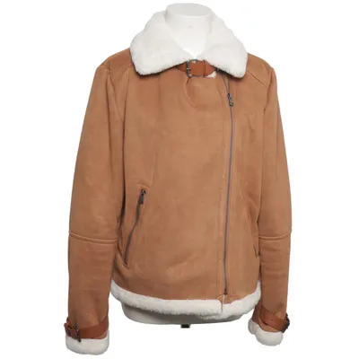 Shearlingjacka (Brun, Vit) från Fritzi aus Preußen Bomull, Polyester