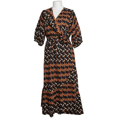 Robe portefeuille (Noir, Marron, Blanc) de Second Female Coton