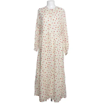 Robe longue (Beige, Rouge) de Pom Amsterdam Coton, Fibre métallique, Viscose