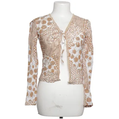 Cardigan (Beige, Hvid) fra Un Deux Trois Polyamid