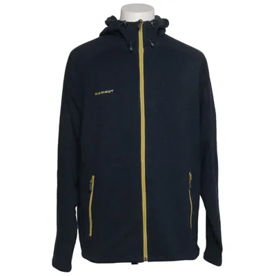 Huvtröja (Grå, Gul) från Mammut Elastan, Polyester