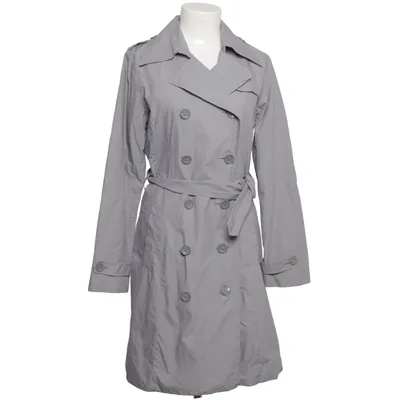 Trench coat (Gray) from Anne L Cotton, Polyester, Viscose