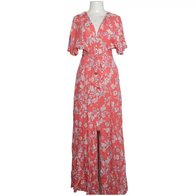 Slå-om-kjole (Rød, Flerfarvet) fra Blue Vanilla Viscose