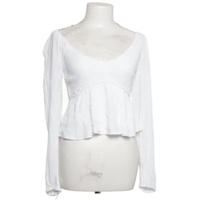 Crop top (Hvid) fra Hollister Polyester, Viscose
