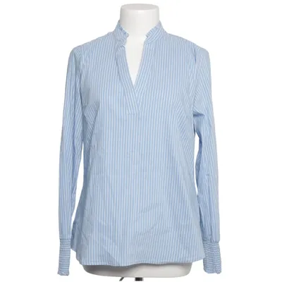Blouse (Blauw, Wit) van More & More Katoen, Elastaan, Polyamide