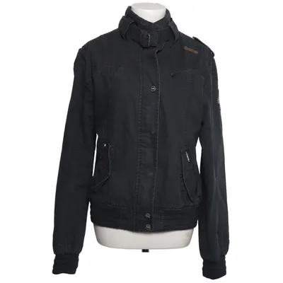 Jacket (Gray) from Mishumo Cotton, Polyamide, Polyester