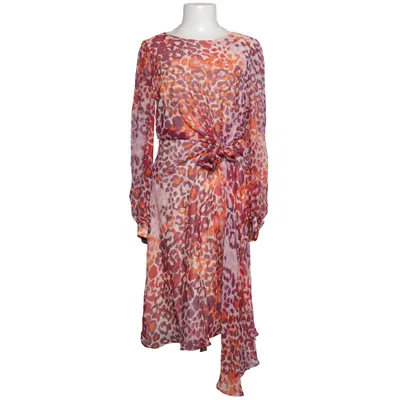 Jurk (Lila, Oranje, Meerkleurig) van Intrend Acetaat, Polyamide, Zijde