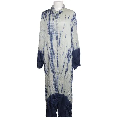 Shirt dress (Blue, White) from Leon & Harper Viscose