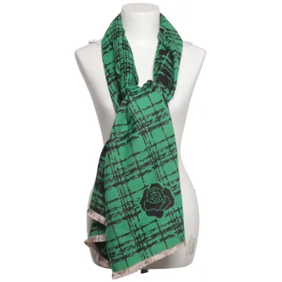 Scarf (Green, Black) from Liu Jo Cashmere, Wool