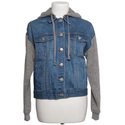 Denim jacket (Blue, Gray, Multicolored) from Forever 21 Cotton, Polyester
