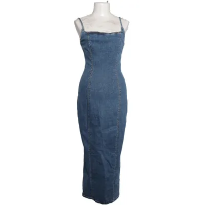 Denim jurk (Blauw) van Bershka Katoen, Elastaan