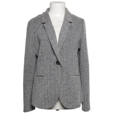 Blazer (Gris) de Venturini Coton, Polyester, Viscose