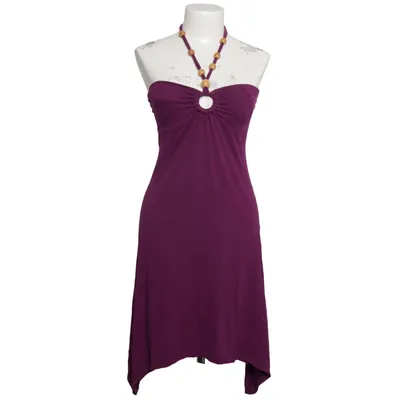Halterneck-kjole (Lilla) fra Yessica by C&A Elastan, Viscose