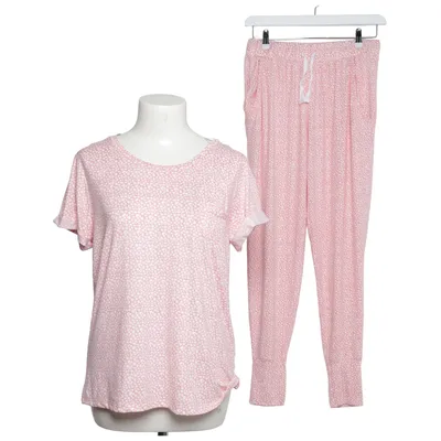 Pyjamasz (Pink, Hvid) fra Jaclyn Intimates Elastan, Polyester