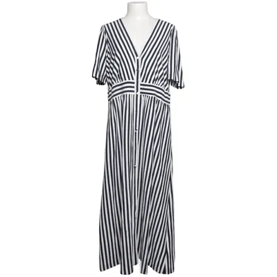 Maxi jurk (Zwart, Wit) van Boden Katoen, Tencel