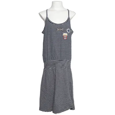 Jurk (Blauw, Wit) van Lemon Beret Katoen