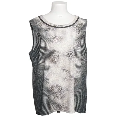 Tank Top (Black, White, Brown) from Just White Elastane, Polyester