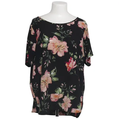 Topp (Svart, Flerfärgad) från ONLY Carmakoma Elastan, Polyester