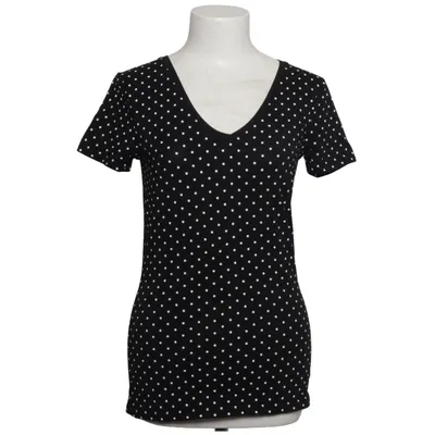 T-shirt (Black, White) from The Basics C&A Cotton, Elastane