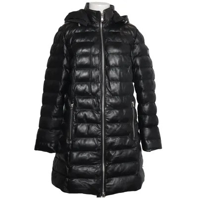 Leren jas (Zwart) van Otto Kern Leer, Polyester