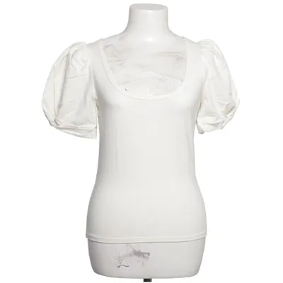 Top (White) from Reformation Elastane, Organic cotton