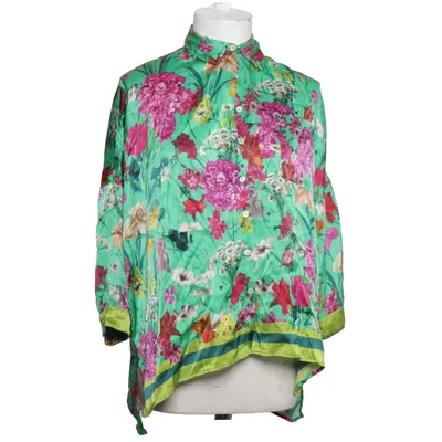 Blouse (Green, Multicolored) from Aglini Elastane, Silk