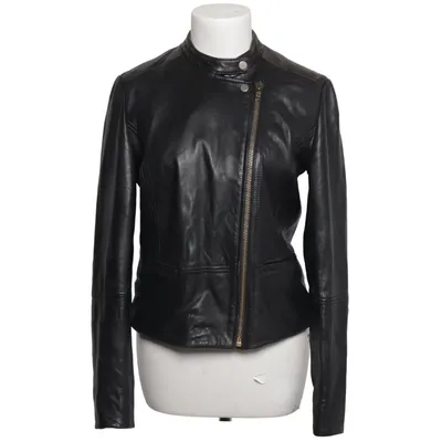 Leren jack (Zwart) van Cruse Leer, Polyester