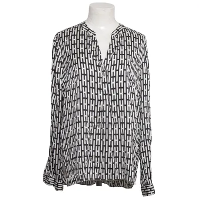 Blouse (Noir, Blanc) de Herzen´s Angelegenheit Élasthane, Soie