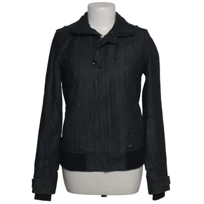 Bomber jacket (Blue) from Mango Jeans Cotton, Elastane, Polyester