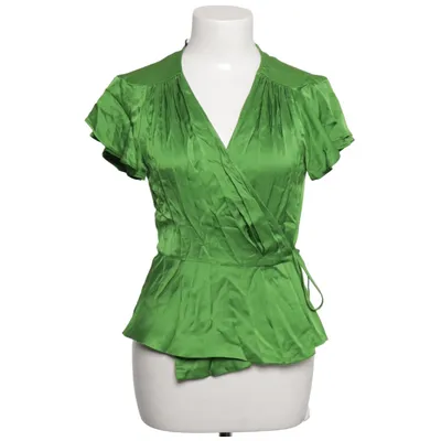 Wrap top (Green) from Zara Woman