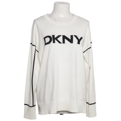 Sweatshirt (White, Black) from DKNY Polyamide, Viscose