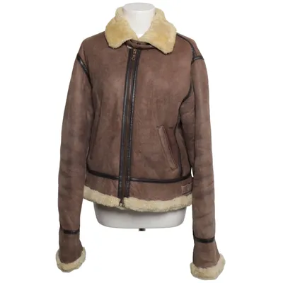 Shearlingjakke (Brun, Beige) fra Arma