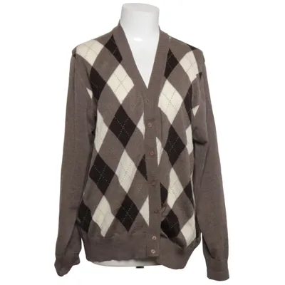 Cardigan (Brown, White, Black) from Barbour Merino wool
