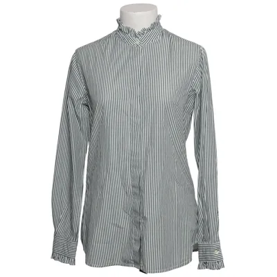 Blouse (Green, White) from Rossana Diva Cotton