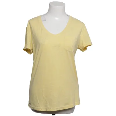T-shirt (Gul) fra Volcano Bomuld, Polyester, Viscose