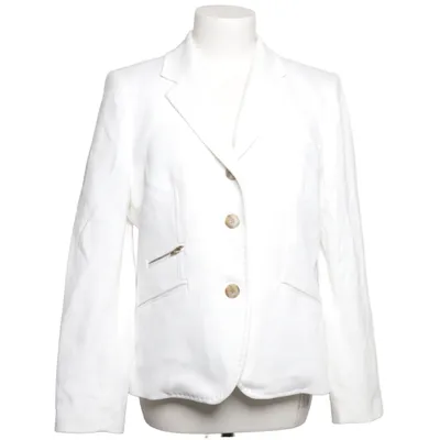 Blazer (Hvid) fra Sintesis Bomuld, Elastan, Polyester, Viscose