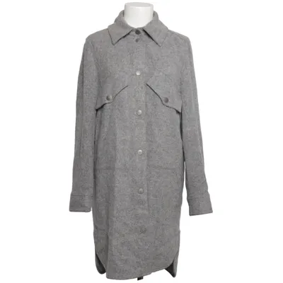 Coat (Gray) from Luisa Cerano Alpaca wool, Polyamide