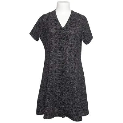Shirt dress (Black, White) from Things I Like Things I Love Polyester