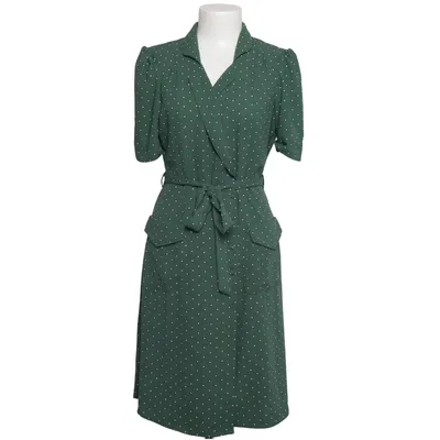 Skjortklänning (Grön, Vit) från Mango Casual Polyester