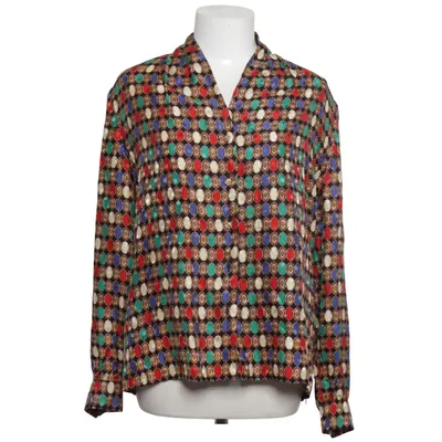 Blouse (Noir, Multicolore) de Maggy London Soie