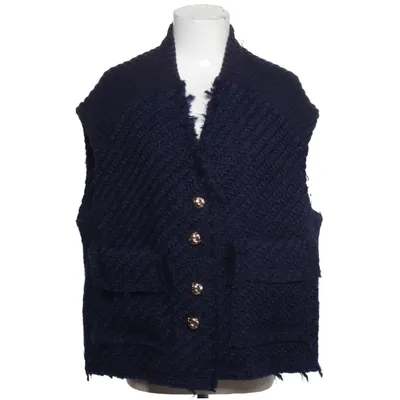 Gilet (Blauw) van Essentiel Antwerp Acryl, Gerecycled polyester, Wol