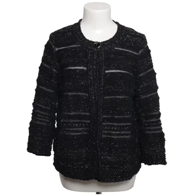 Cardigan (Zwart, Zilver) van JM Collection Acryl, Katoen, Polyester, Viscose