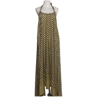 Halterneck dress (Blue, Yellow) from Elan Polyester