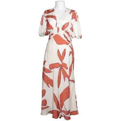 Robe longue (Blanc, Marron, Multicolore) de Ba&sh Polyester, Viscose