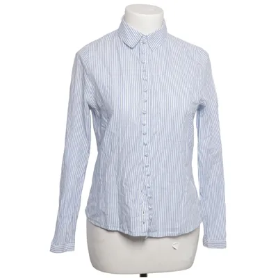 Shirt (Blauw, Wit) van Mango Suit Katoen