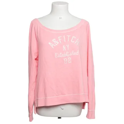 Collegetröja (Rosa) från Abercrombie & Fitch Bomull, Polyester