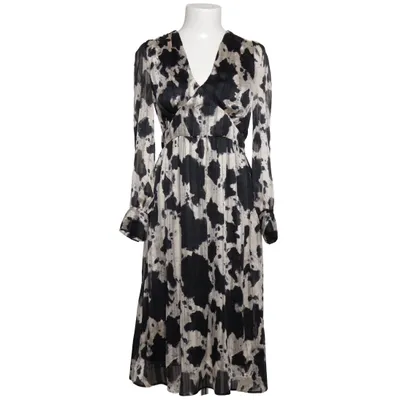 Dress (Black, Beige) from Sud Express Polyester, Viscose