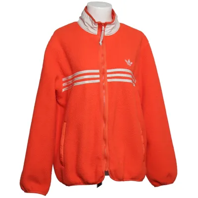 Fleecejakke (Orange, Hvid) fra Adidas Genanvendt polyester