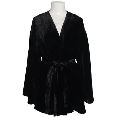 Jakke (Sort) fra Massimo Dutti Polyester, Silke